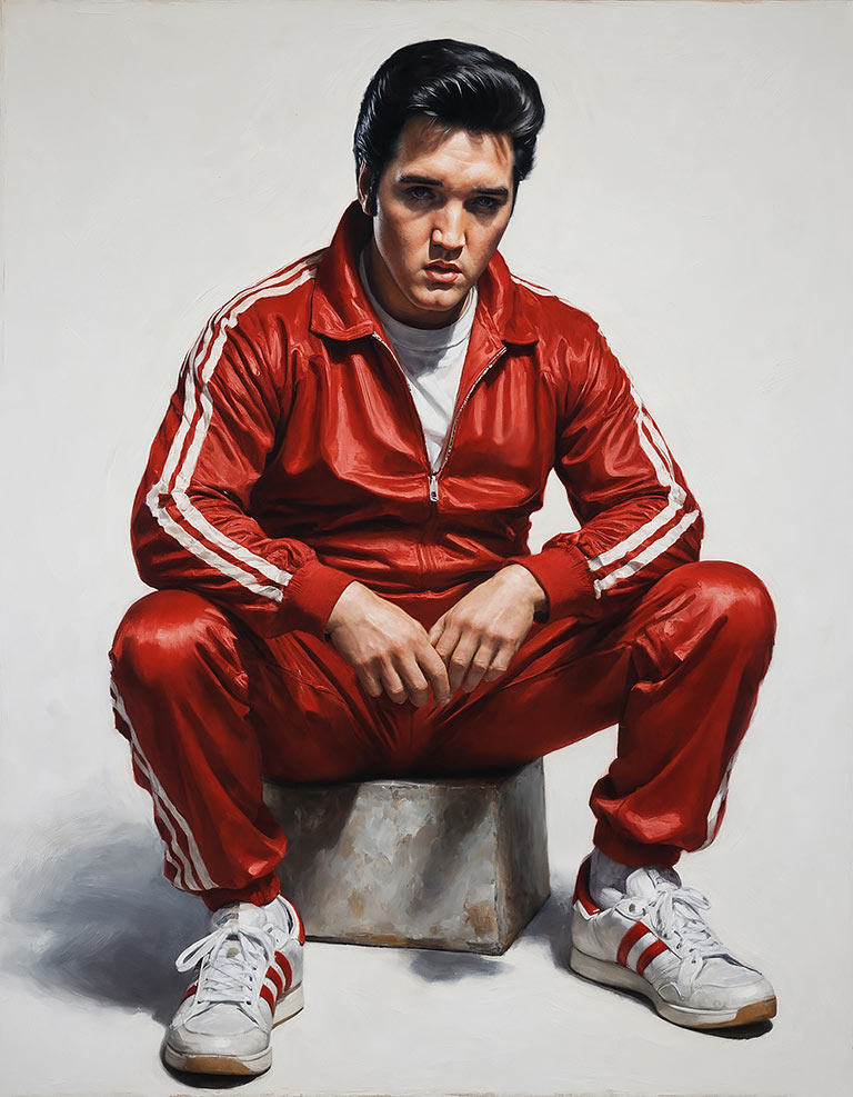 Tracksuit Celebreties - Elvis Presley